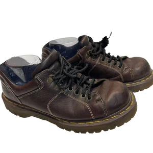 Dr. Martens 8312 Chunky Braun Leder Y2K Oxford Schuhe Herren Größe 10 LESEN - Bild 1 von 13