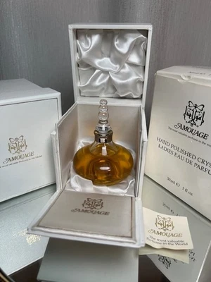 Frasco de cristal pulido a mano Amouage Gold edp 30 ml extremadamente raro de colección 1989 Foto 1 de 4