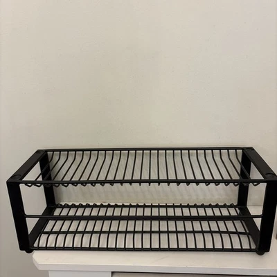 Vintage 26 CD Storage Heavy Duty Stand Holder Display Horizontal Metal Rack Y2k - Image 1 of 4