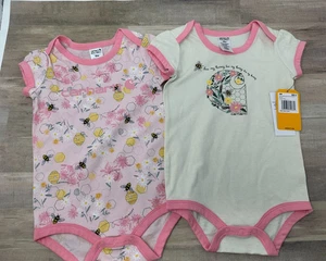 Body Carhartt bambina rosa 2 pezzi manica corta stampa ape - 18 mesi nuovo con etichetta - Foto 1 di 6