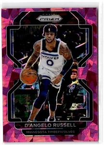 2021-22 Panini Prizm D'Angelo Russell #52 Pink Ice Minnesota Timberwolves - Picture 1 of 2