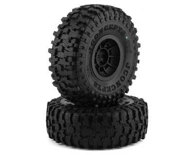 JConcepts Tusk 2.9" Pre-Mounted Tires w/Hazard Wheel (2) - Image 1 of 4