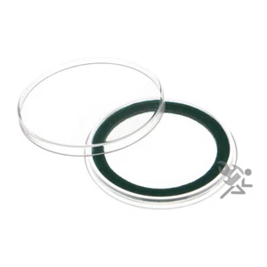 Air-Tite 38mm Green Velour Ring Coin Capsule Holders, 10 Pack - Picture 1 of 1