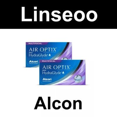 1 oder 2x 6er Boxen AIR OPTIX plus Hydraglyde Multifocal von Alcon - Bild 1 von 4