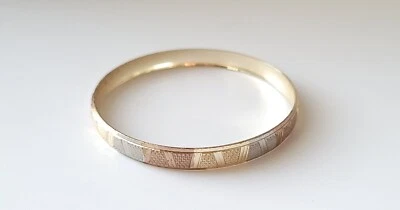 10k bangle bracelet - Image 1 of 4