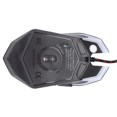 Wired Gaming Mouse USB Port Ergonomic 3200 DPI Adjustable RGB Optical Comput GF0 - Image 1 of 4
