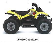 ATV Data Sheet - Suzuki - LT-A50 QuadSport - Yellow - 2003 (V91) 