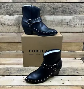 Portland Boot Company Arizona Western Studded Bootie Women's Size 9M/New - Picture 1 of 8