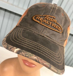 Gorra de béisbol del equipo de caza RealTree envejecida con tirantes - Imagen 1 de 5
