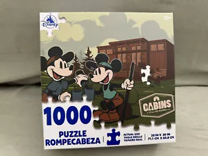 Rompecabezas de 1000 piezas Walt Disney World Fort Wilderness Cabins Mickey Minnie 28"x20" - Imagen 1 de 3