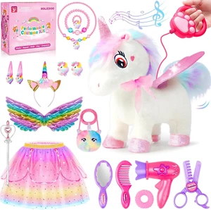 Unicorn Toys for Girls Age 4-6 Unicorn Gifts, Walking Talking Singing Interactiv - Picture 1 of 12