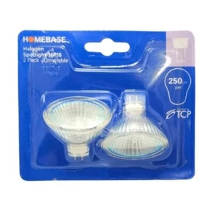 Homebase Halogen Spotlight Bulbs MR16 250LM 20W 2 Pack - Picture 1 of 1