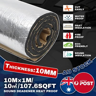 10㎡ Thermal Heat Insulation Auto Camper RV Truck Sound Deadener Block Mat - image 1 of 4