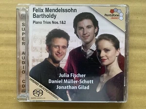 Felix Mendelssohn - Piano Trios 1 &2 - Fischer Gilad - Rare DSD SACD - Like New - Picture 1 of 3