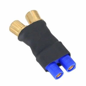 Brushless Motor Bullets 8mm Male to EC3 Female Jack No Wire Adapter RC ESC - Picture 1 of 2