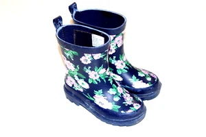 Janie and Jack Floral Rain Boot raining boots toddler size 6 good condition - Picture 1 of 5