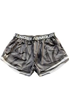 UNDER ARMOUR Girl’s Running Loose Fit Shorts Black/White Size YXL (youth) - Picture 1 of 3
