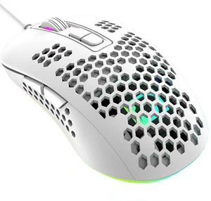 KUIYN 383 Ultralight Wired Gaming Mouse Honeycomb USB for Win10/XP/Xbox/PS4/Mac - Bild 1 von 21