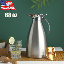 68oz Coffee Carafe Airpot Insulated Water Thermos Urn Vacuum Thermal Pot Flask