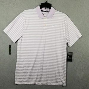 Nike Dry Victory Golf Polo Lilac Mist Men Medium 891239 543 - Picture 1 of 10
