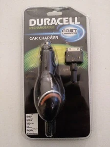 iPhone Car Charger Duracell Rechargeable 4 4s 3GS 3G iPad 2 Touch iPod FD4104 - Picture 1 of 9
