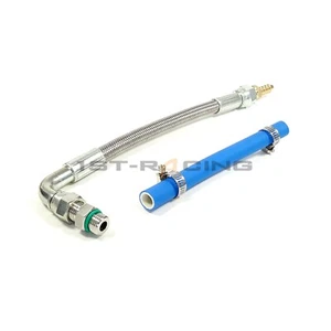 Turbo M14 Steel Oil Feed Line For 11-16 Ford F250 F350 F450 F550 Super Duty 6.7L - Picture 1 of 6