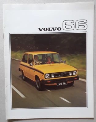 Volvo 66 GL Brochure 1976 - 2 Door Saloon & 3 Door Estate - Image 1 of 4