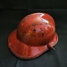 Vintage Cairns & Bros Red Fireman Helmet Firefighter Made In USA Used 