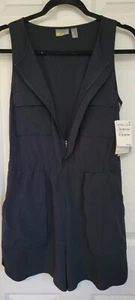 New Zella Getaway Utility Tank Romper Black sz Small New with tags - Picture 1 of 6
