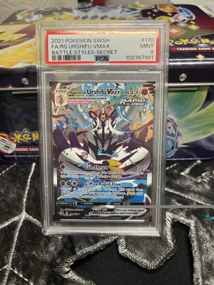 Pokémon TCG Rapid Strike Urshifu VMAX Holo Secret Rare Card Psa 9 170/163 - Image 1 of 2