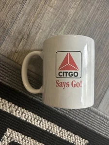 Citgo Says Go Vintage Super Premium Performance Coffee Cup Dog - Picture 1 of 8