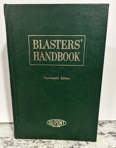 Du Pont Blasters Handbook 14th Edition HC 1958 Explosives  W7 - Picture 1 of 14