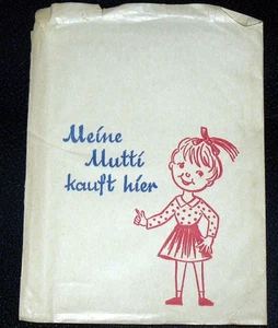 Kleine Papiertüte DDR 1950er - Bild 1 von 1