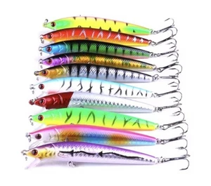minnow Fishing Lures Floating Hard Bait 95mm 7g Artificial Bait - Picture 1 of 5