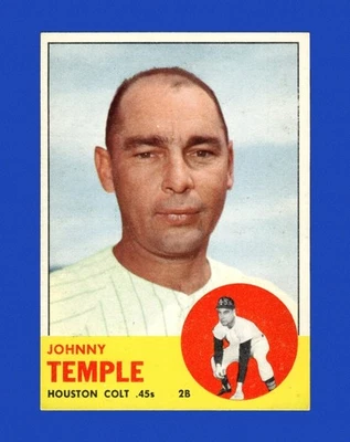 1963 Topps Set-Break #576 Johnny Temple NR-MINT *GMCARDS* - Image 1 of 2