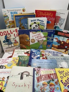 Lot of 50 Story Time Books for Kids Toddlers Daycare Child MIX Random Nursery - Picture 1 of 6