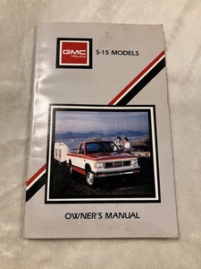 1988 GMC Truck S-15 Models Owners Manual OEM - Picture 1 of 3