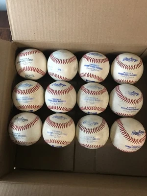 12 RAWLINGS ROMiLB LIGAS MENORES PELOTAS DE BÉISBOL MiLB - MYRTLE BEACH PELICANS JUEGO USADO Foto 1 de 3