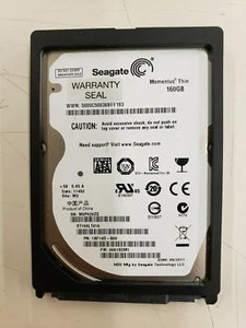 Unidad de disco duro Clean Pulls, Seagate, ST160LT016, Momentus 160 GB 7200 RPM SATA 3 Gbps 16M - Imagen 1 de 3