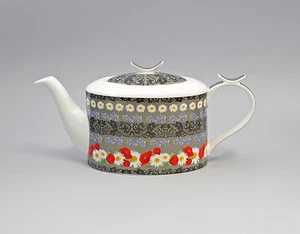 9952240 Porcelain Tea Pot Daisy Jameson&tailor 1,2l H14cm - Foto 1 di 1