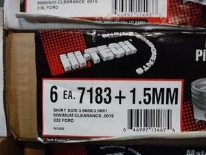Hi-Tech 7183.060(1.5MM) Piston Set of 6 232 Ford - Picture 1 of 1