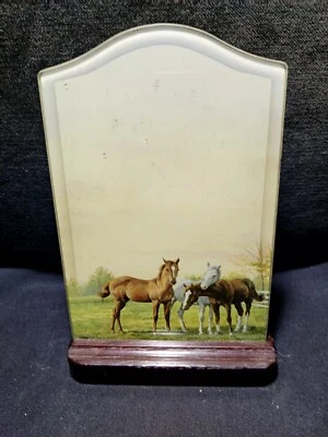 HORSE DECOR GLASS MEMO BOARD - Image 1 of 4