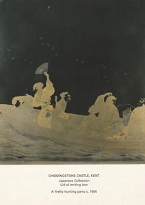 EIN GLÜHWÜRMCHENJAGDFEST, japanische Kunst, Chiddington Castle - Vintage POSTKARTE - Bild 1 von 2