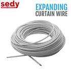 30m Net Curtain Wire 30 Meter Professional Quality 100ft Stretch Curtain Wire