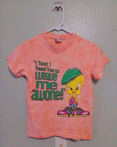 Vintage Kids/Youth Looney Tunes Tweety Bird T-Shirt  Size 7/8 Used As-Is  - Picture 1 of 11