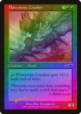 Flowstone Crusher FOIL Nemesis PLD Red Common MAGIC GATHERING CARD ABUGames