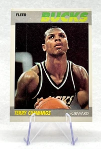 Terry Cummings 1987-1988 Fleer #23 Milwaukee Bucks - Picture 1 of 2