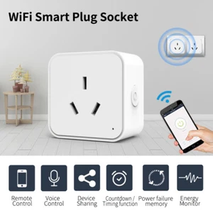 16A Tuya WiFi / Zigbee Smart AU Socket Plug Voice Control for Alexa Google Home - Picture 1 of 14