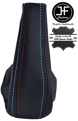 AFORCE AUTO FITS BMW 1 SERIES E81 E82 E87 E88 2005-2012 LEATHER HANDBRAKE COVER TRI STITCH