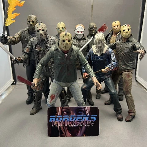 NECA Ultimate Friday the 13th Jason Voorhees Action Figure Lot of all 9 (READ!!) Cover
